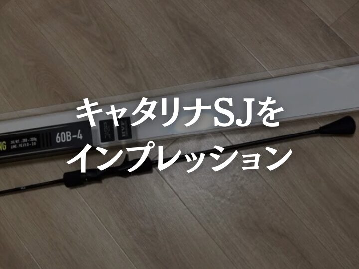 キャタリナSJロッド【インプレ】ダイワの本格派スロージギングロッドの キャタリナSJロッド【インプレ】ダイワの本格派スロージギングロッドの